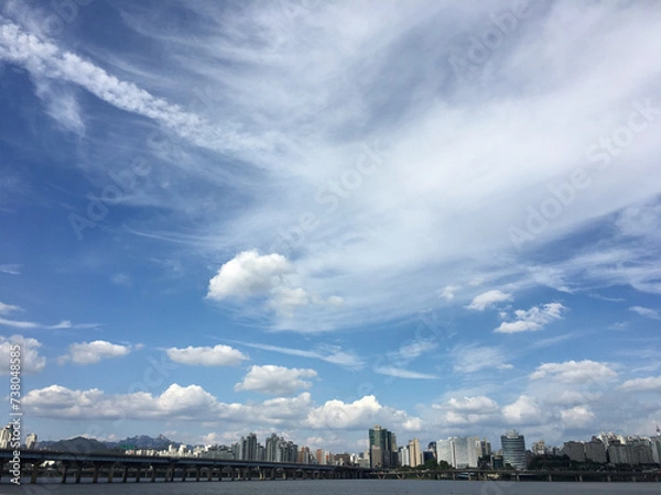 Obraz 도시와 하늘