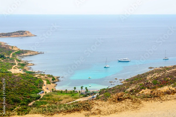 Fototapeta Les abords de Calvi