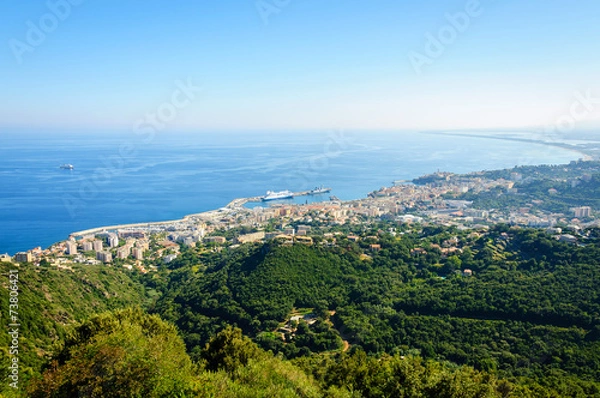 Fototapeta Vue de Bastia (Corse)