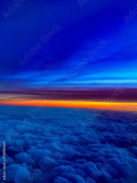 Obraz 노을진 하늘