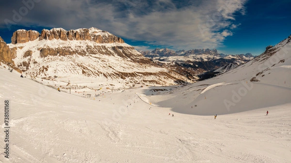 Obraz Ski Resort Marmolada, Dolomites