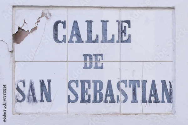 Obraz Calle de San Sebastian
