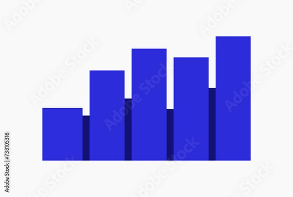 Fototapeta business graph with arrow