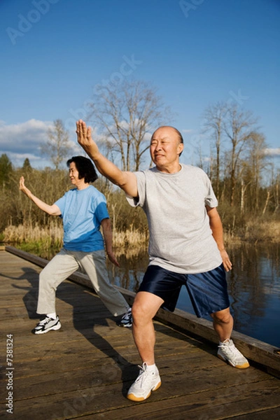 Obraz Senior exercise