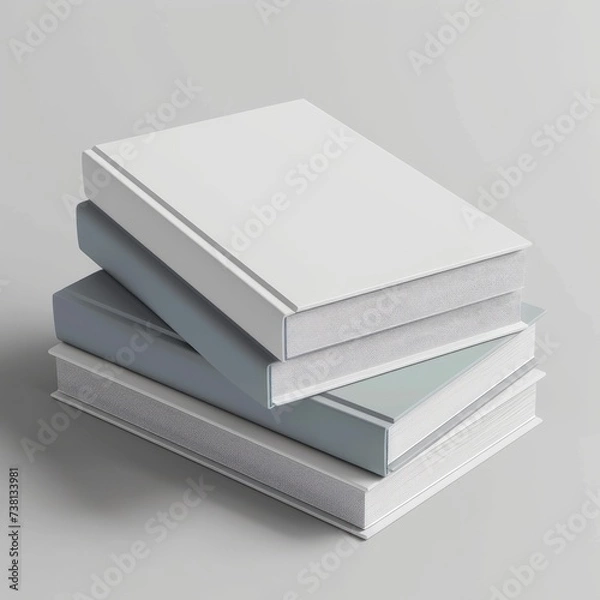 Obraz A stack of four books