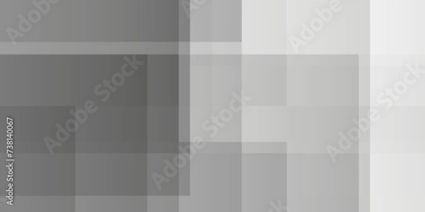 Fototapeta Abstract white background with diamond and triangle shapes layered in modern abstract pattern design. Abstract geometric technological background vector creative design. Cover template isolated gray.