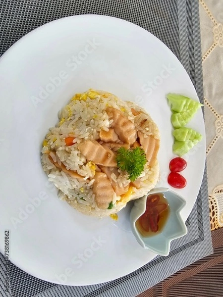 Obraz rice with chicken