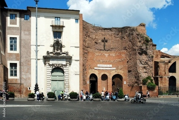 Fototapeta Basilica of Santa Maria degli Angeli e dei Martiri in Rome