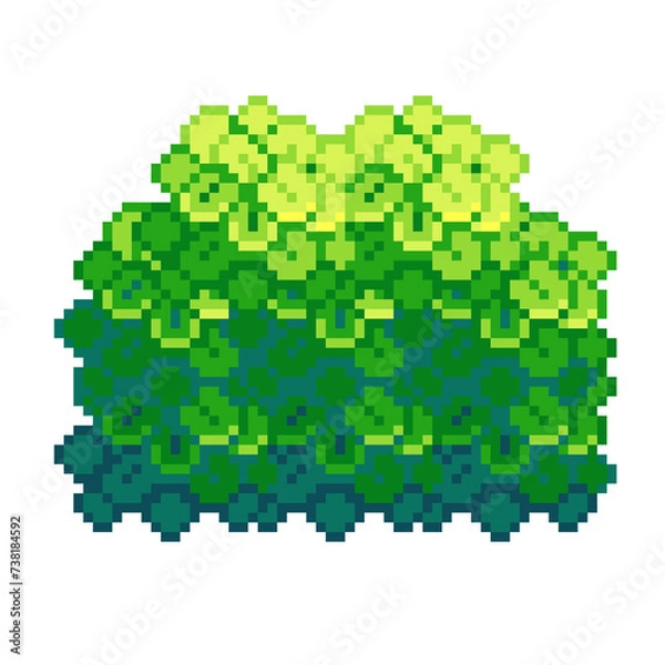 Obraz Brambles pixel art