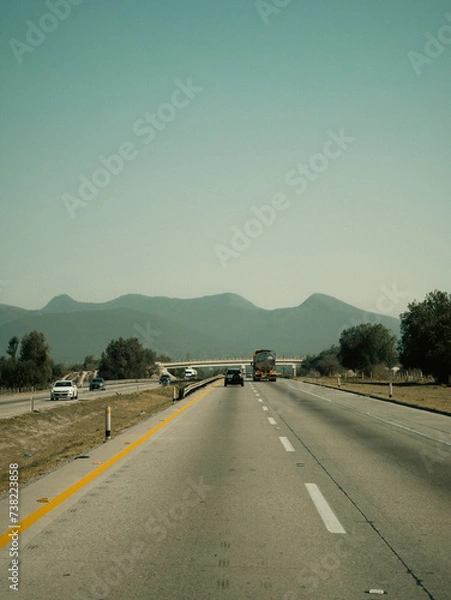 Obraz driving on the highway