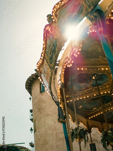 Obraz carousel in the park