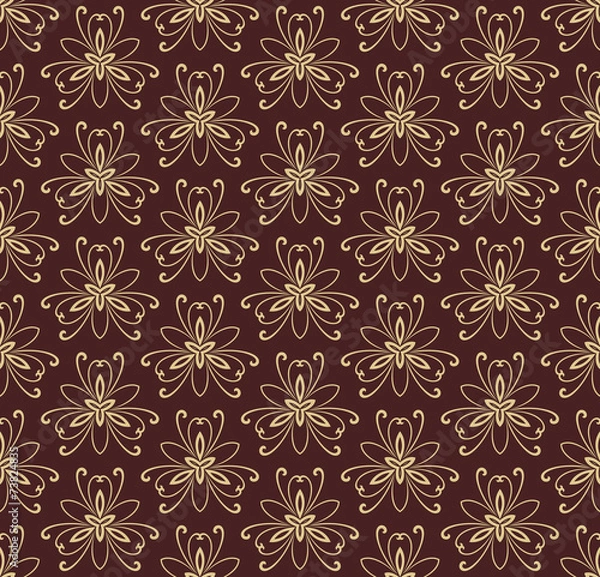 Fototapeta Orient Seamless  Pattern. Abstract Background