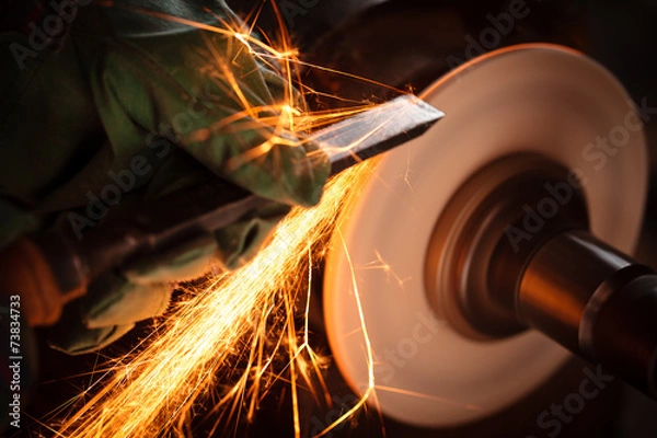 Obraz Grinder sparks.