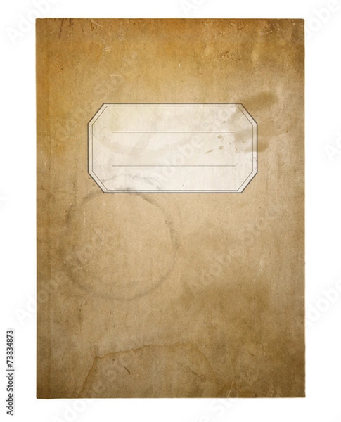 Obraz Old exercise book