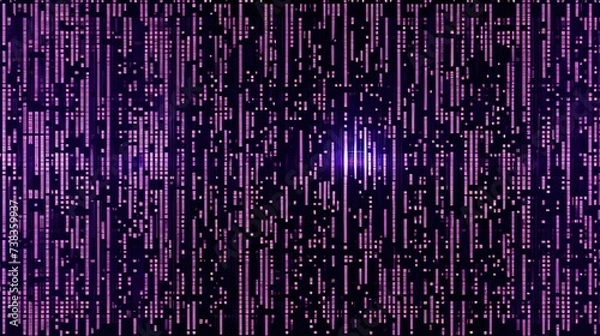 Fototapeta Glitchy Digital Matrix Background