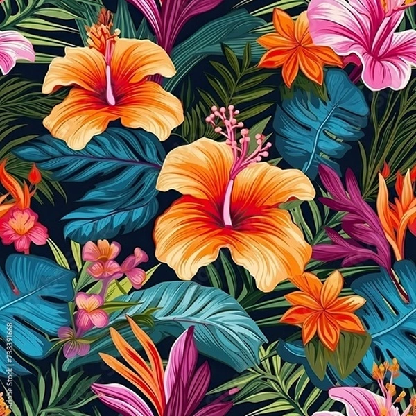 Obraz Floral Seamless Pattern