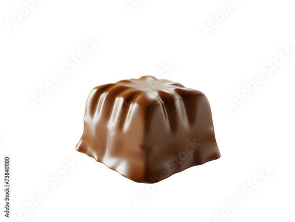 Obraz chocolate isolated on transparent background