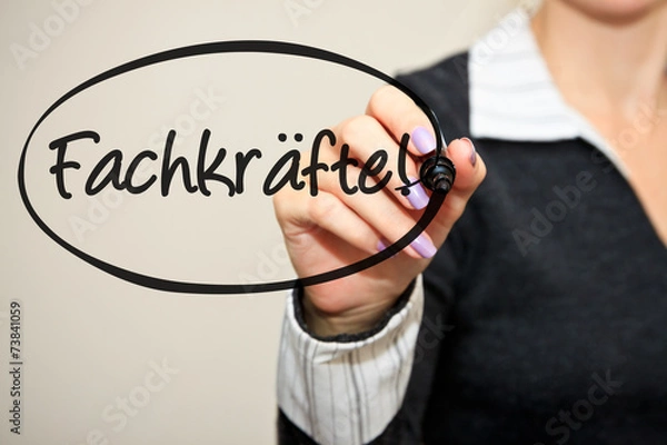 Obraz Anzeige - Fachkräfte