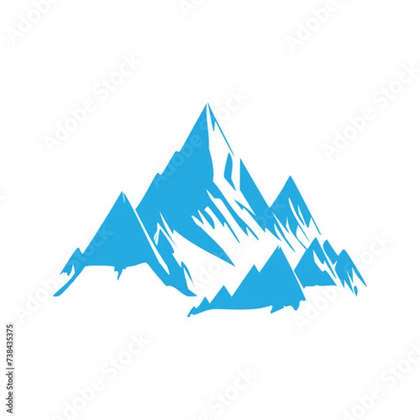 Obraz Mountain vector icon. 