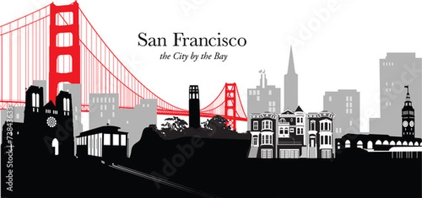 Obraz Skyline San Francisco