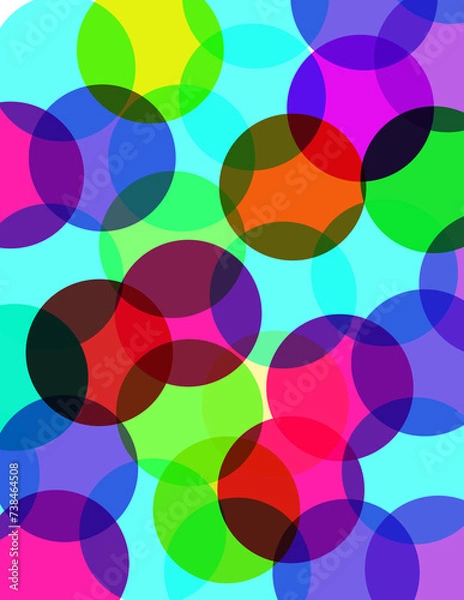 Obraz abstract background with circles