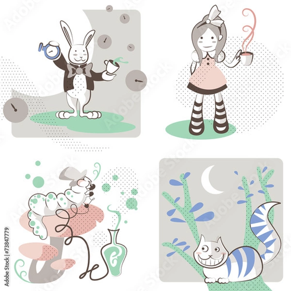 Fototapeta Alice in Wonderland