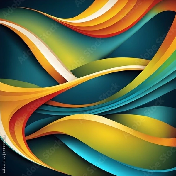 Fototapeta Abstract beautiful multi-color background
