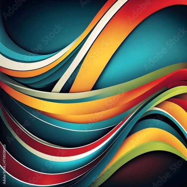 Fototapeta Abstract beautiful multi-color background