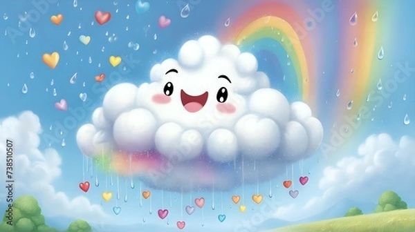 Obraz Animated Cute Cartoon