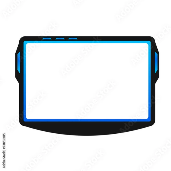 Obraz Stream Overlay Face Cam Border