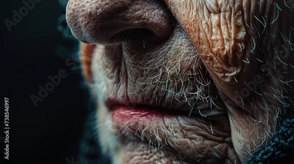 Fototapeta Experience skin perfection with our meticulous detailing. Every texture, every pore—crafted to elevate your senses. Discover a new level of precision in skin care.