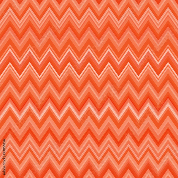 Fototapeta Cute zig zag stripe seamless pattern. Vector illustration