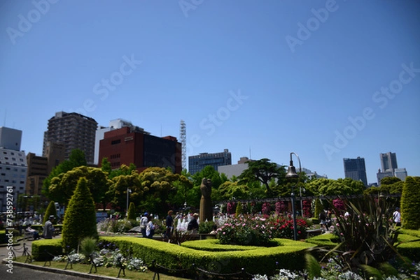 Fototapeta 春の山下公園