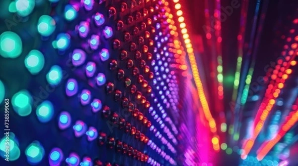 Fototapeta RGB lights background