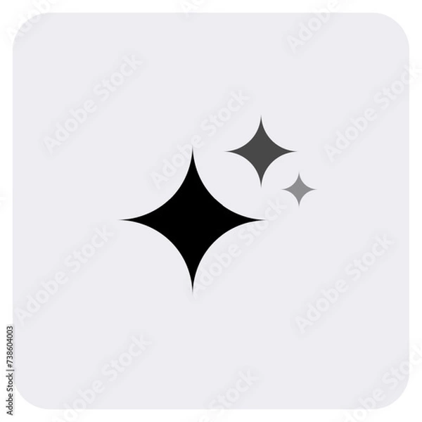 Obraz Generate icon. AI stars. Artificial intelligence logo. Machine learning. Generate image and text sign. Computer help assistant. Data science. Vector illustration.