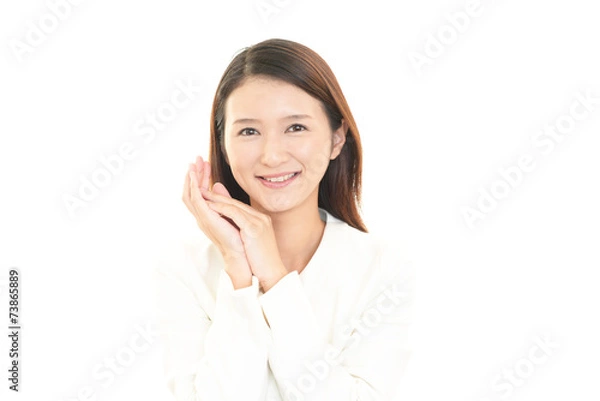 Fototapeta 笑顔の女性