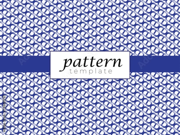 Fototapeta Abstract simple geometric vector seamless pattern design template