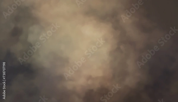 Fototapeta Abstract background. Smoky grunge background. A light accent in a dark fog. AI generated