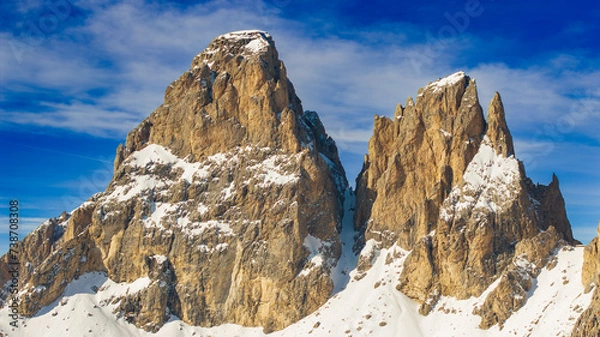 Obraz Sunrise Over Dolomites Mountains