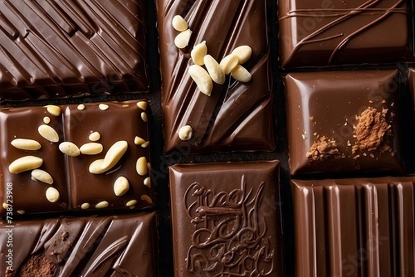 Obraz Chocolate and nuts