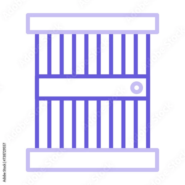 Fototapeta Jail Icon