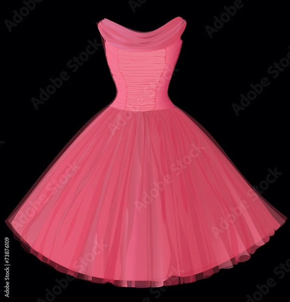 Obraz Dress pink