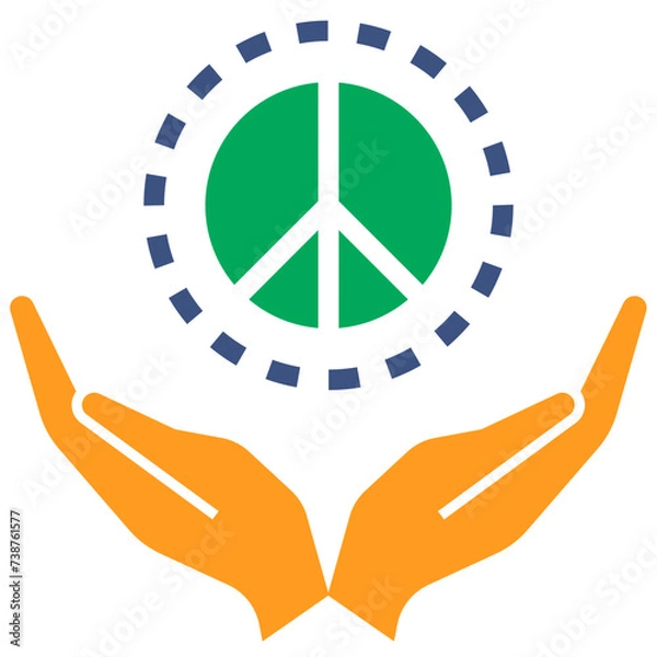 Obraz symbols color style icon