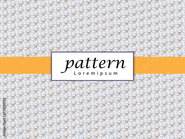 Obraz  creative seamless pattern design template