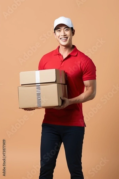 Fototapeta delivery man
