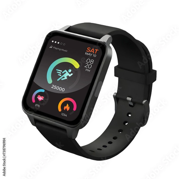 Fototapeta Smart watch isolated , 3d render