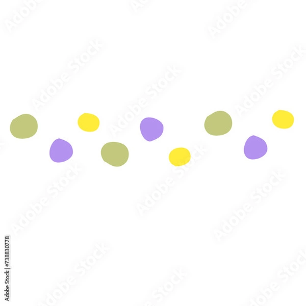 Fototapeta dot springkle border