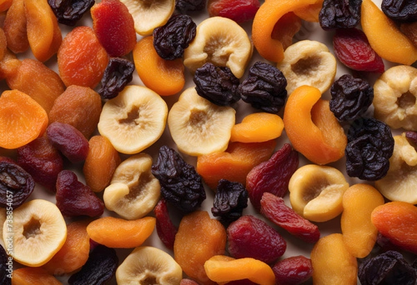 Obraz dried fruits and nuts