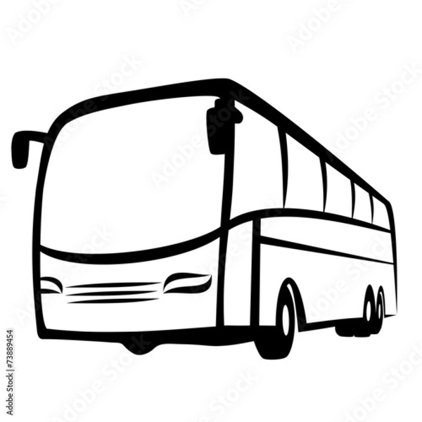 Obraz Symbol autobusu