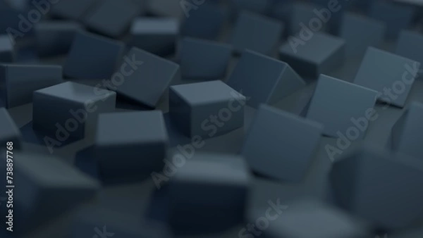 Obraz Shiny Crazy Squares Background